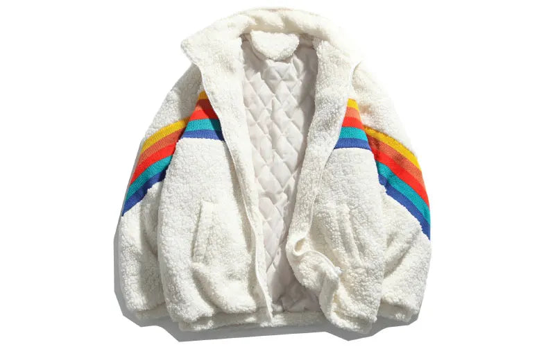 Fleece Rainbow Jackets /unisex