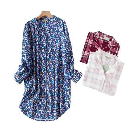 Plus size Brushed cotton nightshirts