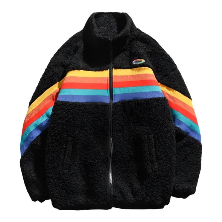 Fleece Rainbow Jackets /unisex