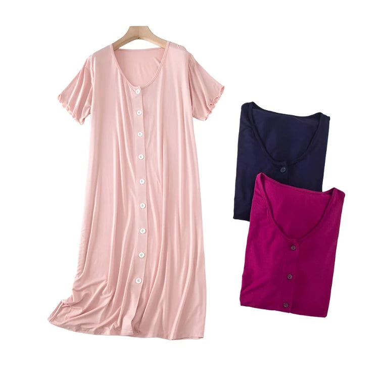 Short sleeve nightdress