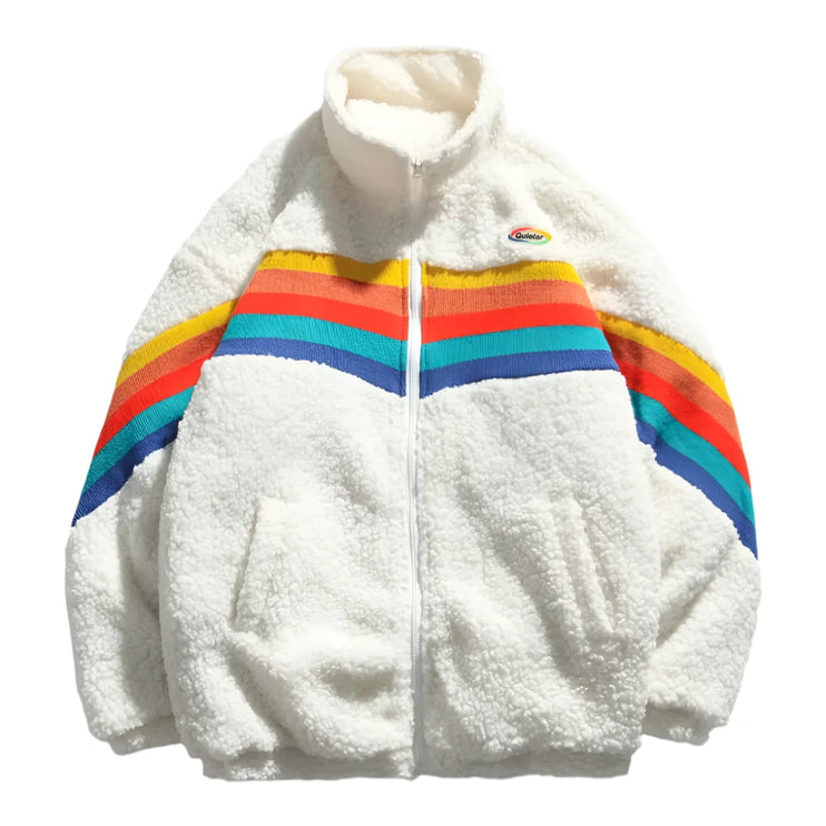 Fleece Rainbow Jackets /unisex