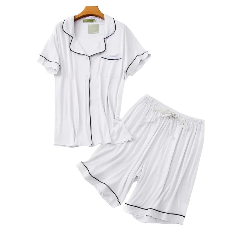 Couples shorts pajamas sets