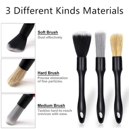 3PCS Car Brush