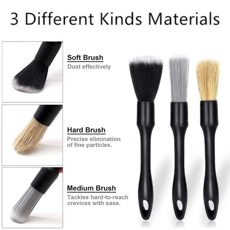 3PCS Car Brush