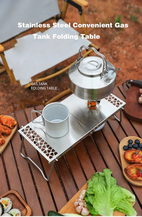 Stainless Steel Folding Gas Stove Table