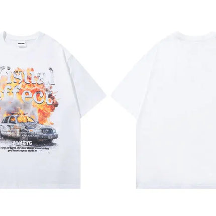 Flame Y2K Car Tee