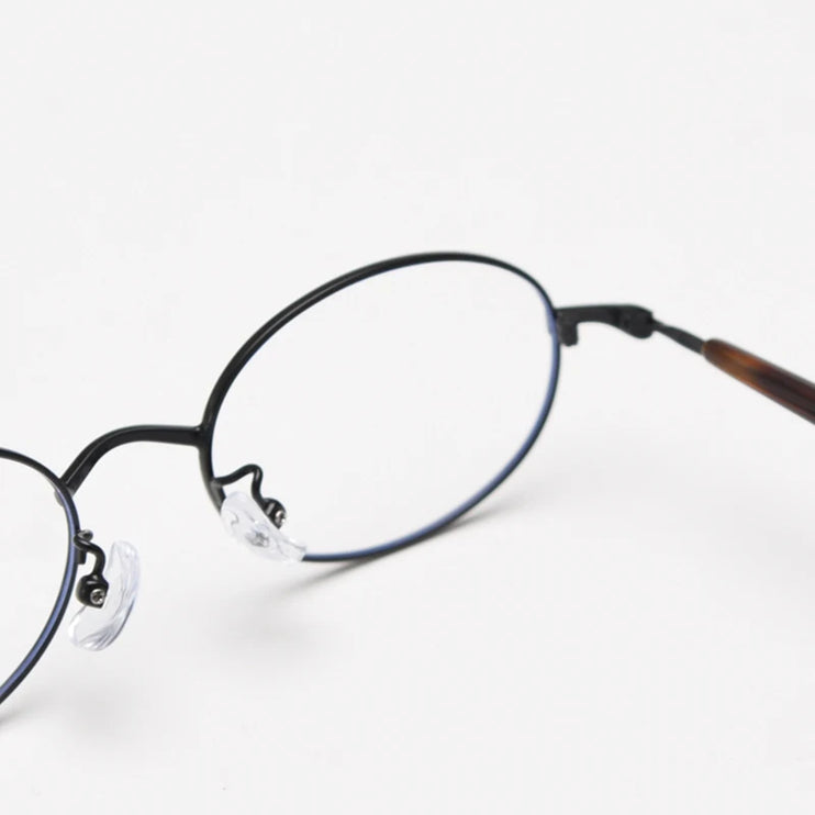 korean retro oval glasses