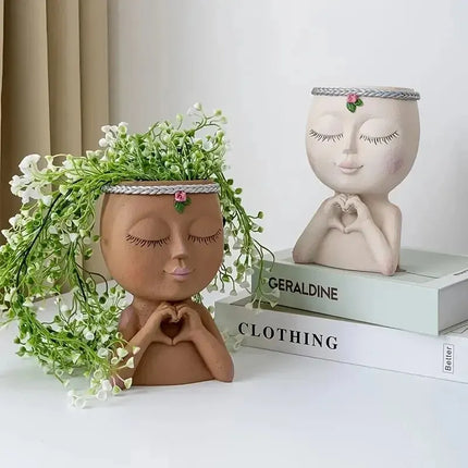 Face Flower Pot