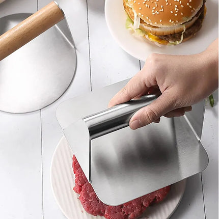 Stainless Steel Hamburger Press