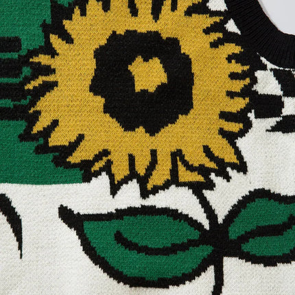 Vintage Sunflower Vest