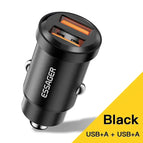 Black 2 USB A