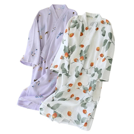 new Japanese-style kimono nightgown