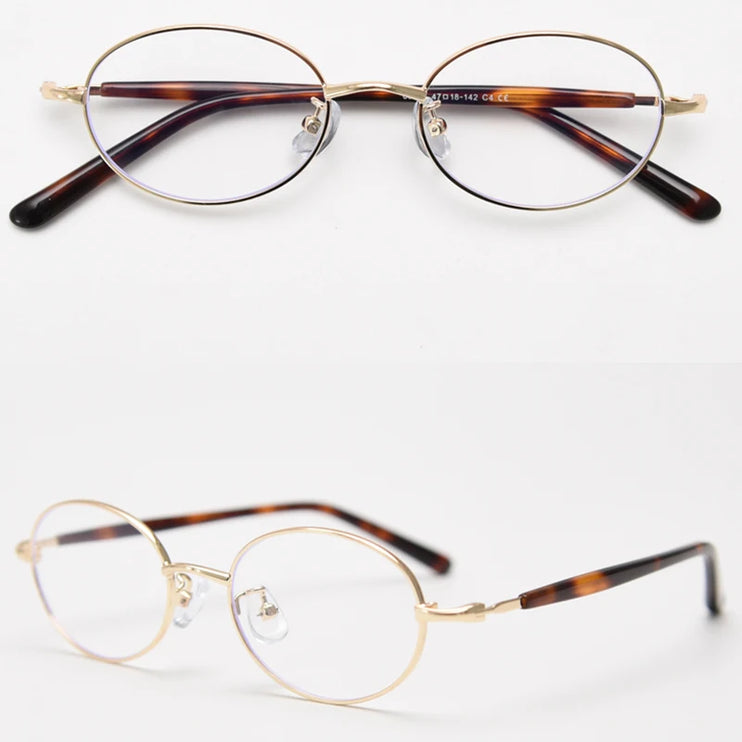 korean retro oval glasses