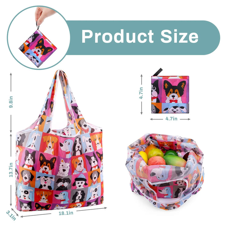 12/10Pcs Reusable Shopping Tote Bags