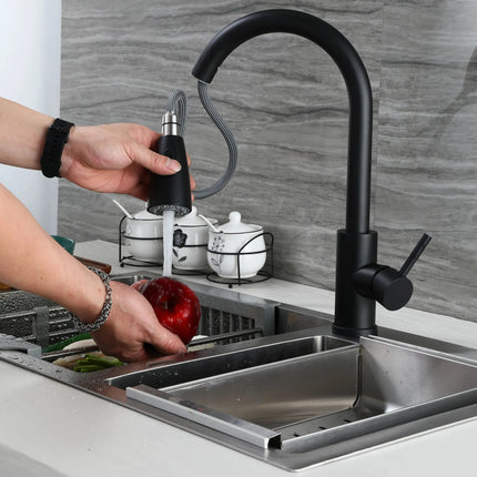 Single Pull Out Kitchen Faucet