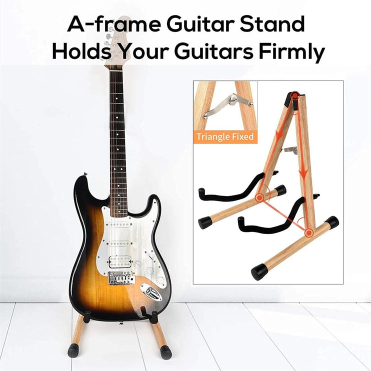 Wooden Guitar Stand