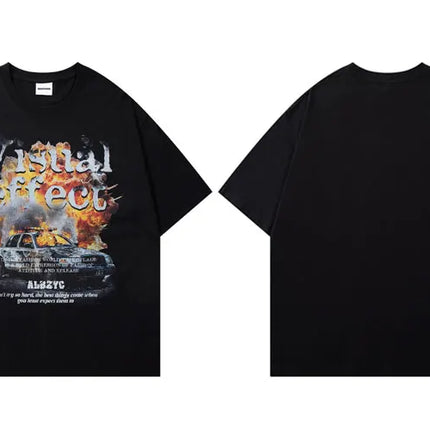 Flame Y2K Car Tee