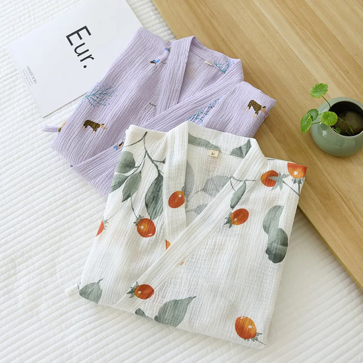 new Japanese-style kimono nightgown