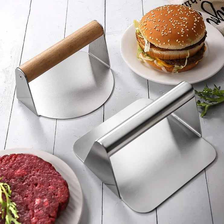 Stainless Steel Hamburger Press