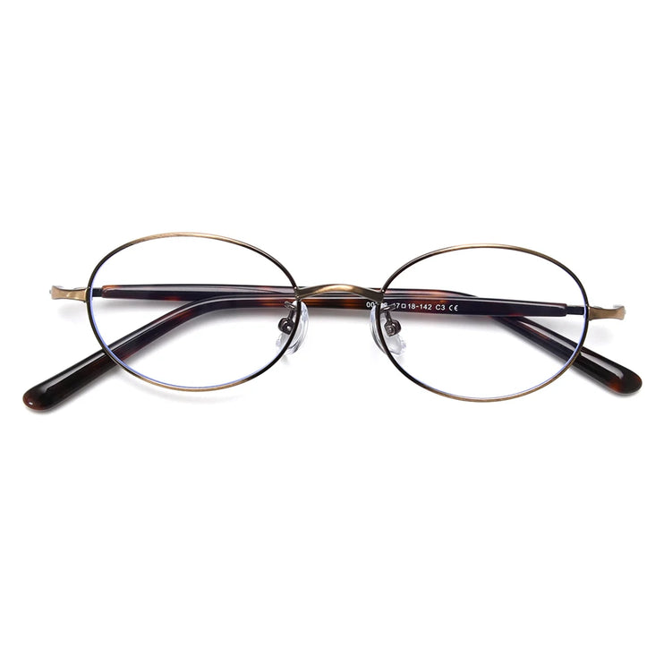 korean retro oval glasses