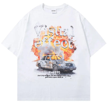 Flame Y2K Car Tee