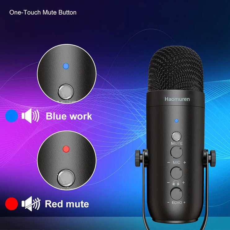 Professional USB Streaming Microphone