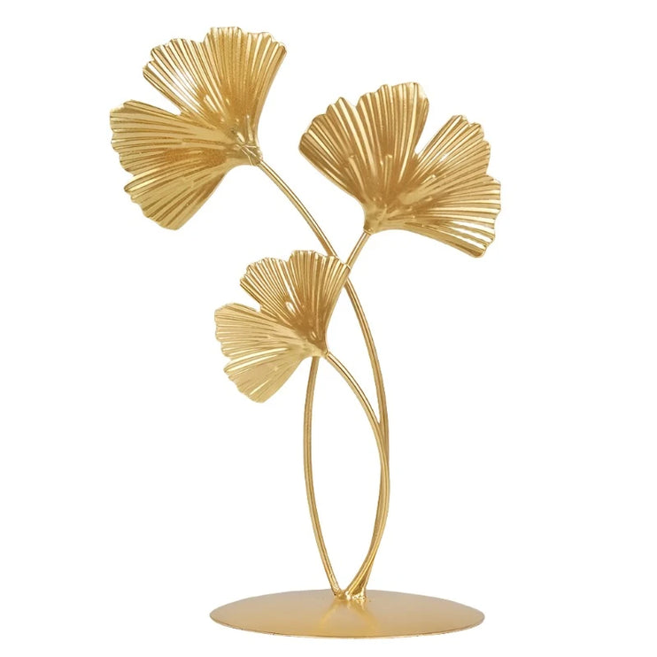 1pc Gold Ginkgo Leaf