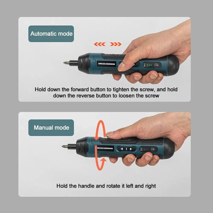 Mini Cordless Electric Screwdriver