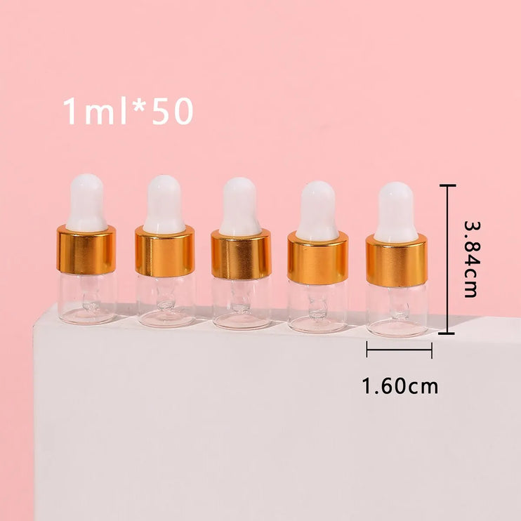 50 Gold Mini Screw Cap 1ML