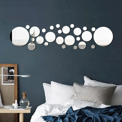 26PCS Mirror Wall Sticker