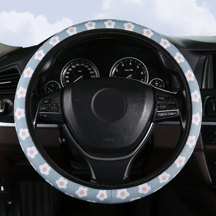 Steering wheel cover