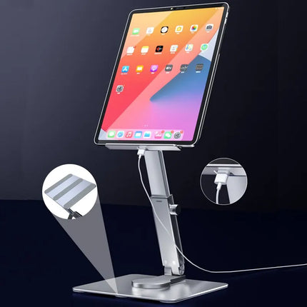 Aluminum Tablet Stand 360° for iPad Pro Air 4 Mini 12.9 4-14 Inch