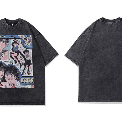 Retro Japanese Loose Tee