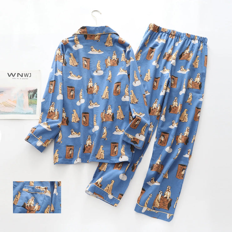 cartoon sleepwear set