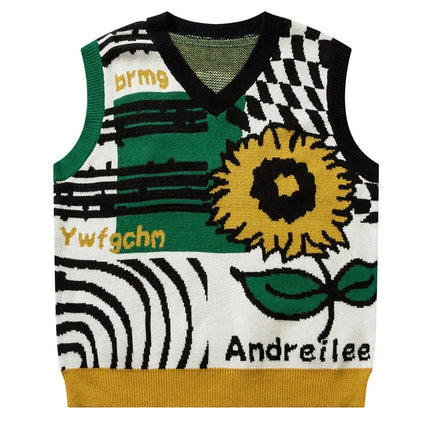 Vintage Sunflower Vest