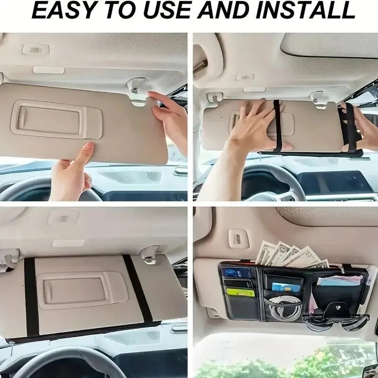 Car sunshade Organizer