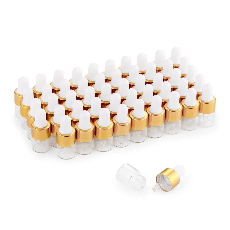 50 Gold Mini Screw Cap 1ML