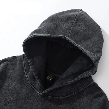 Solid Black Hoodie