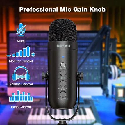 Professional USB Streaming Microphone