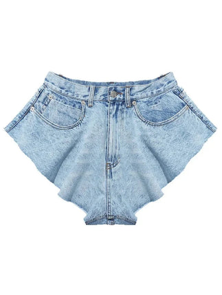 Blue Denim Shorts