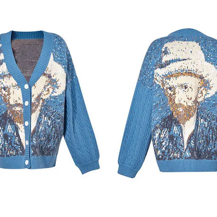 Van Gogh Cardigan Unisex