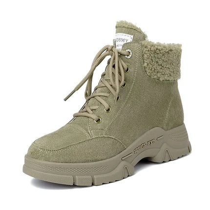 Lace-up Sneaker Boots