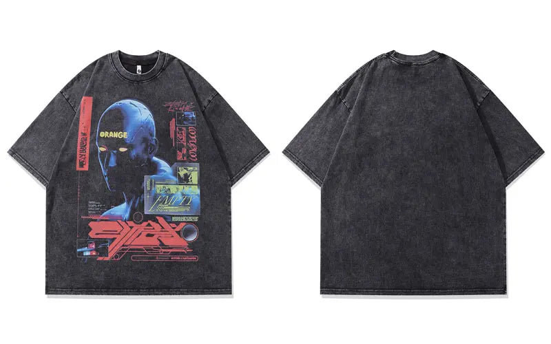 Y2K Retro Robot T-Shirt