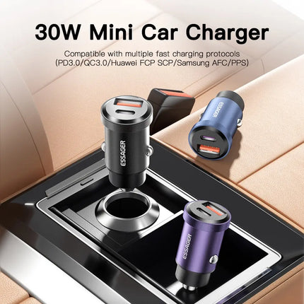 USB Type C Car Charger