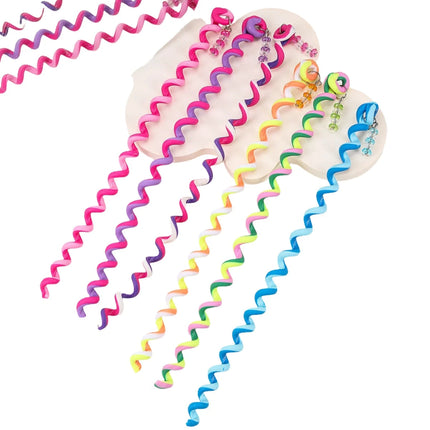 6pcs Long Telephone Line Hairband