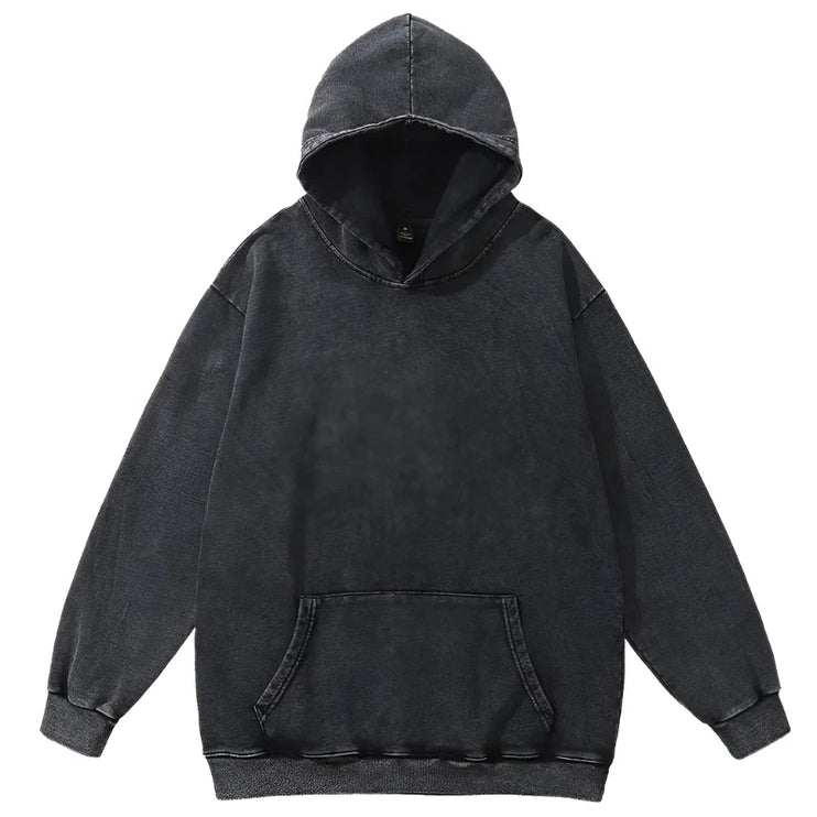 Solid Black Hoodie