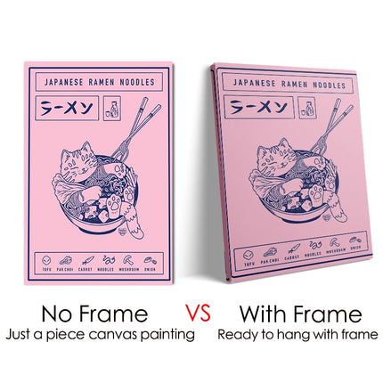 Cat in Ramen Posters