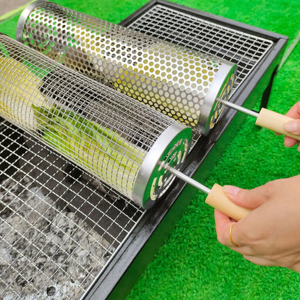 Rolling BBQ Cage