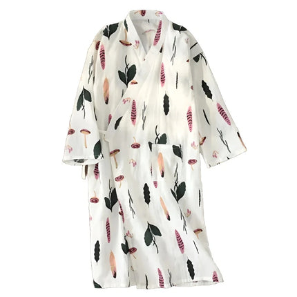 Japanese-style kimono pajamas