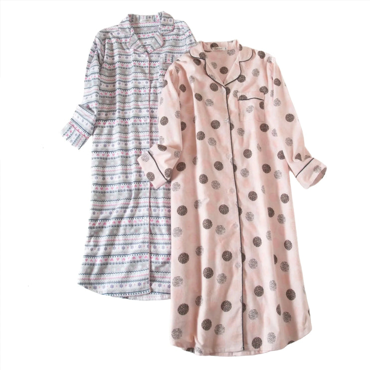 Plus size long nightshirts